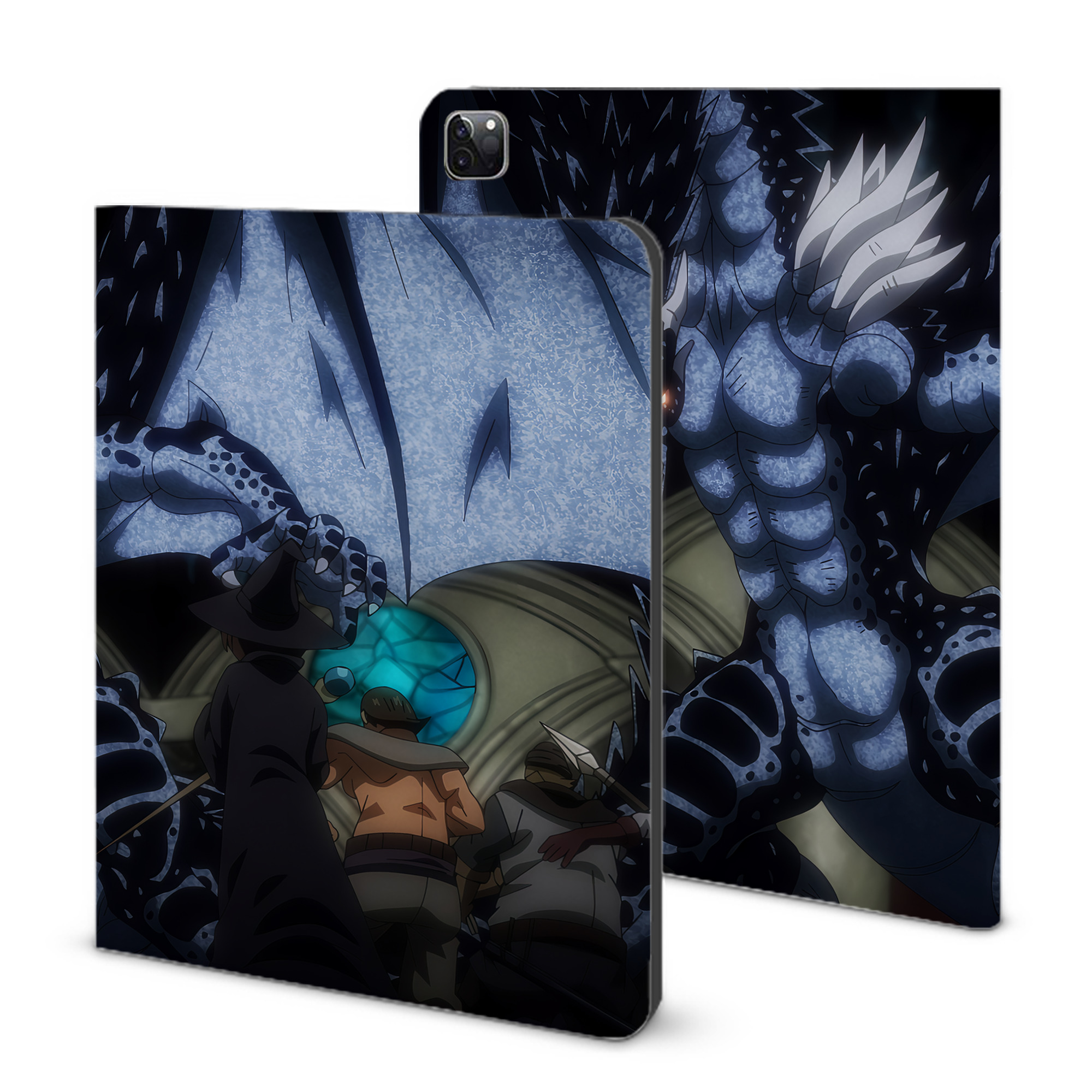 （画像用） 転スラ Regarding Reincarnated to Slime IPad ケース ブック型 PUレザー TPU 耐衝撃 軽量 薄型 ペン収納なし 全面保護 IPad 各モデル対応